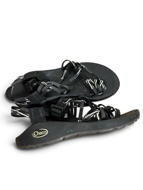 Chaco Women’s ZX/3 Classic Sandals Scatter Black White Size 6
